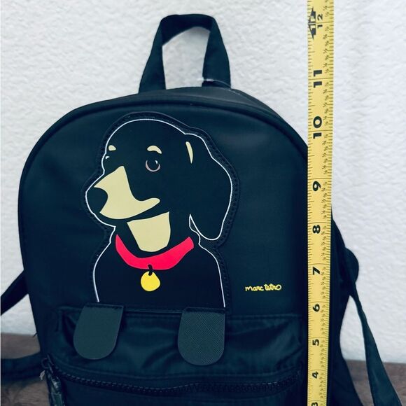 Marc Tetro Dachshund Dog Black Backpack Bag main image 3